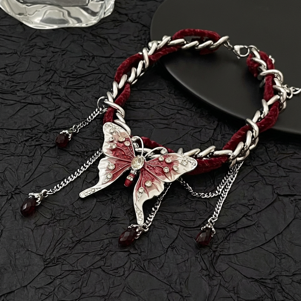 Nocturne Time - Scarlet Choker
